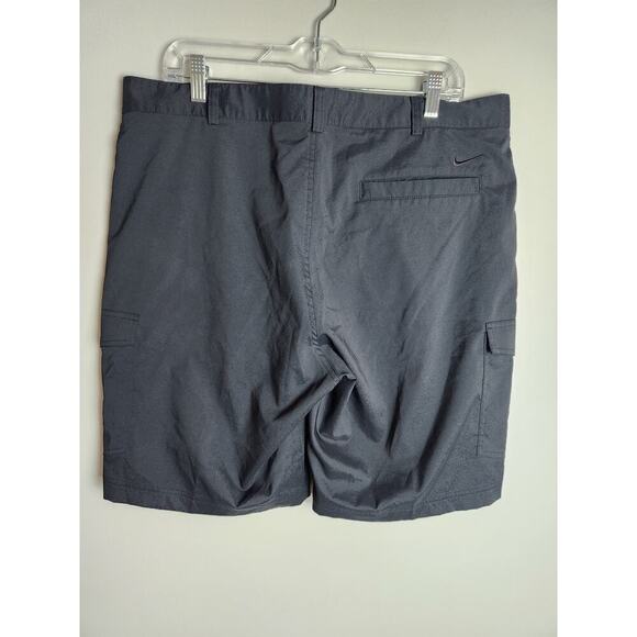 Nike Men's Golf Dri-fit Shorts cargo pockets sz 36 charcoal casual modest - Picture 3 of 9